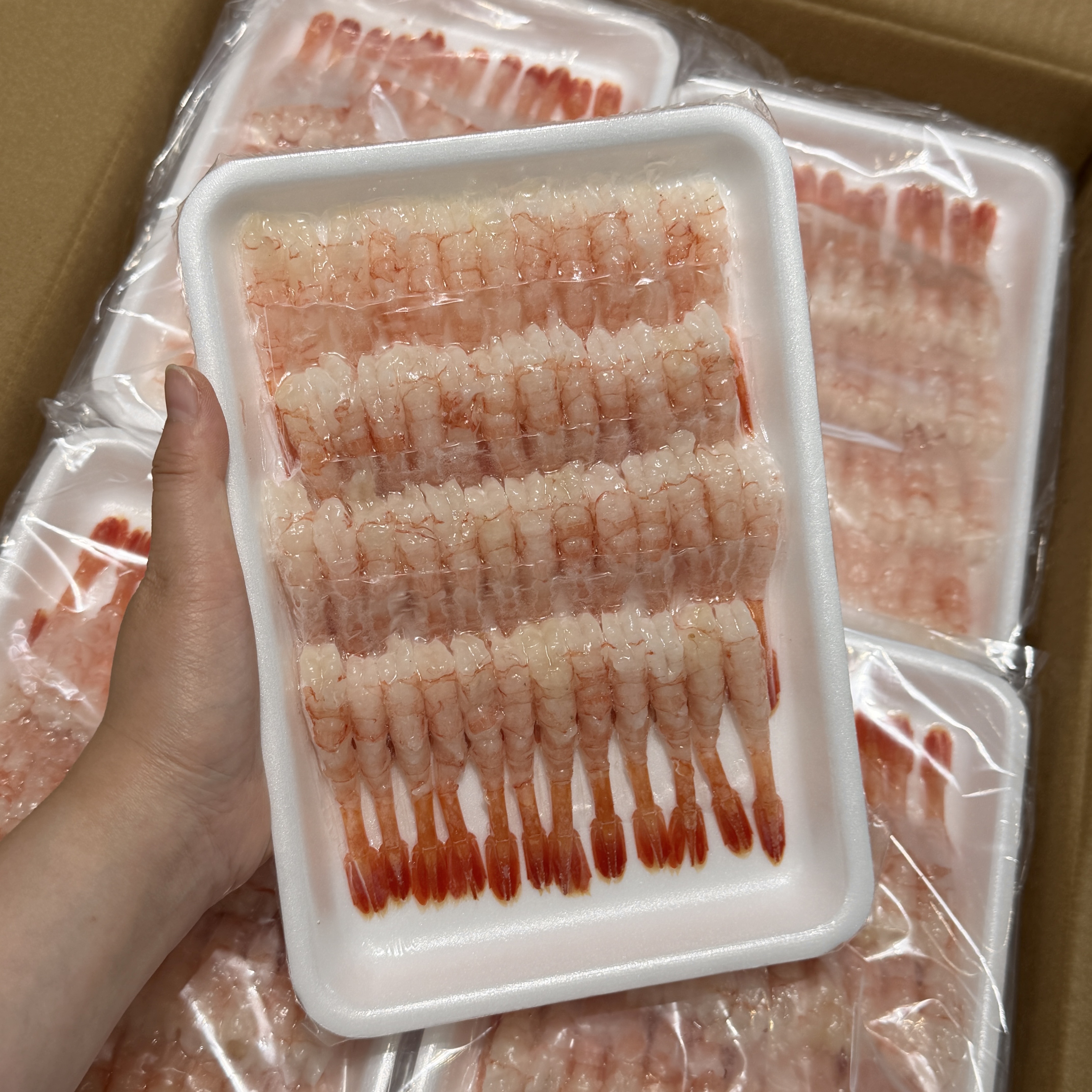 生食級甜蝦生魚片